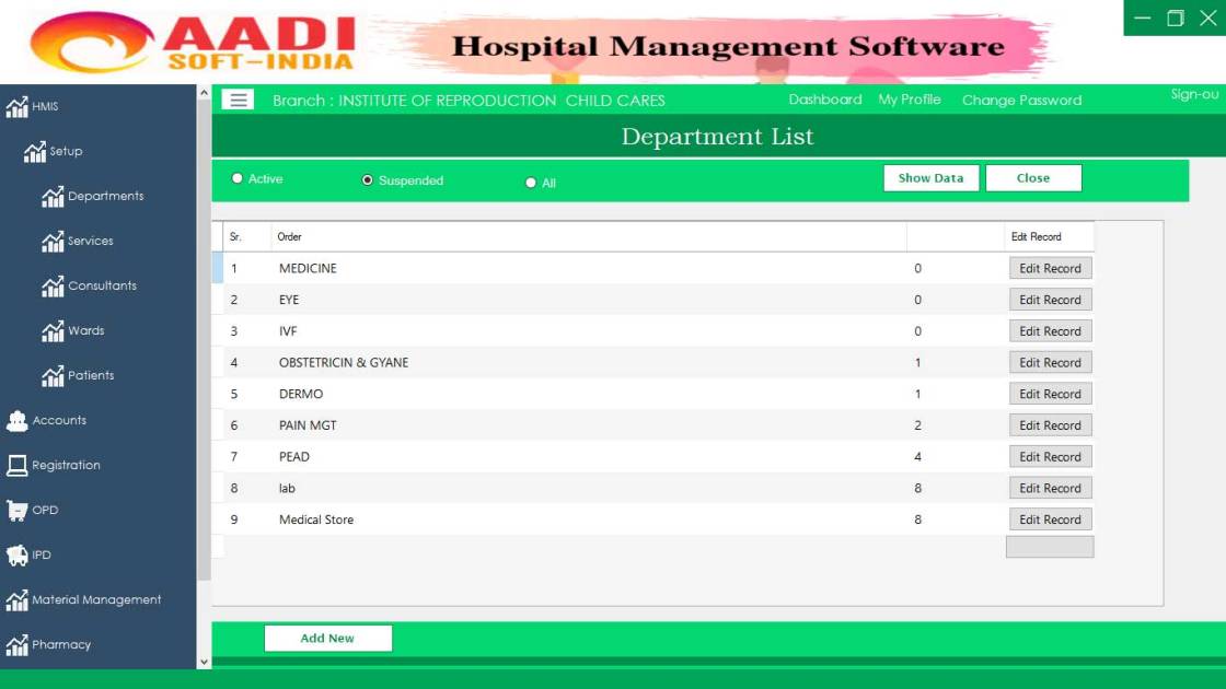 Nursing Home,Small Hospital,Clinic Billing Software Dehradun, Nanital Uttarakhand